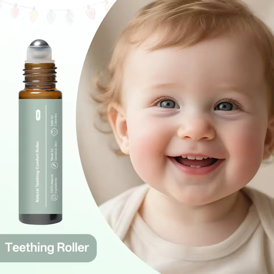 Natural baby teething soother for sore gums
