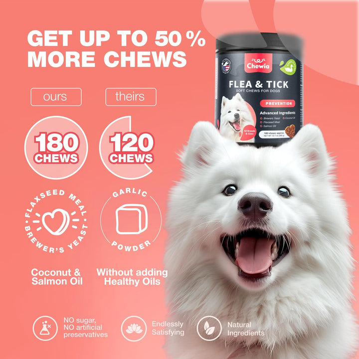 Natural Flea & Tick Dog Chews detail view 6