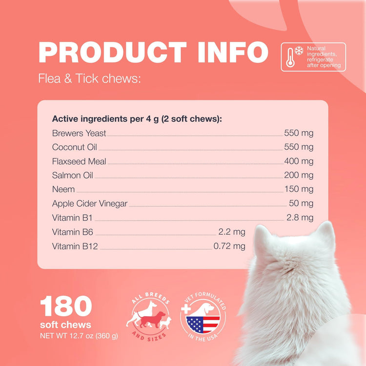 Natural Flea & Tick Dog Chews detail view 7