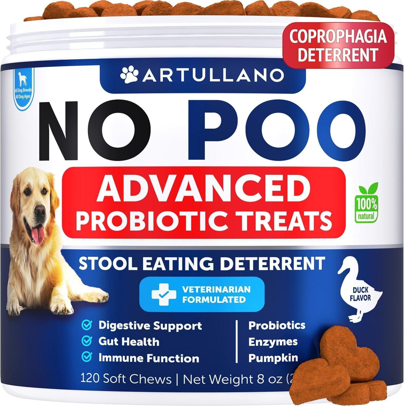 No Poo soft chews for dogs main product photo