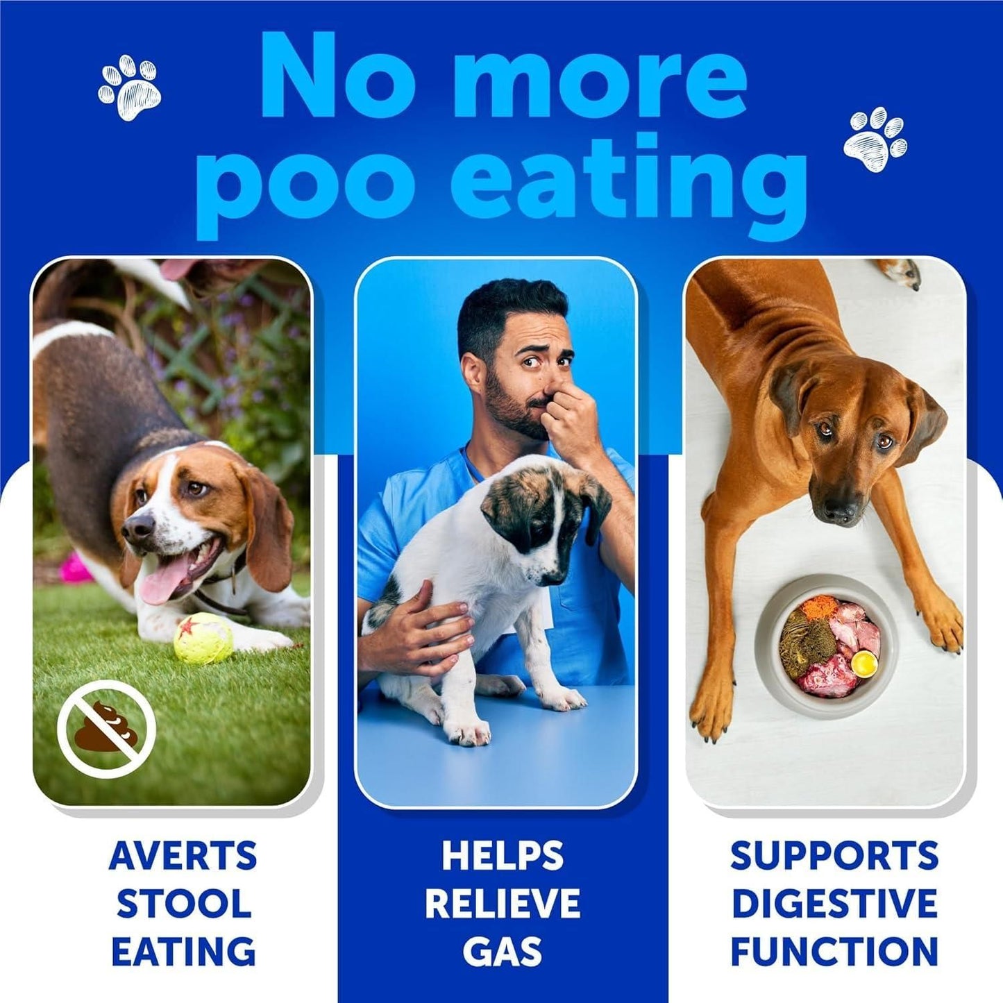 No Poo soft chews for dogs side view