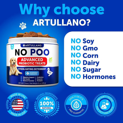 No Poo soft chews for dogs in-use lifestyle