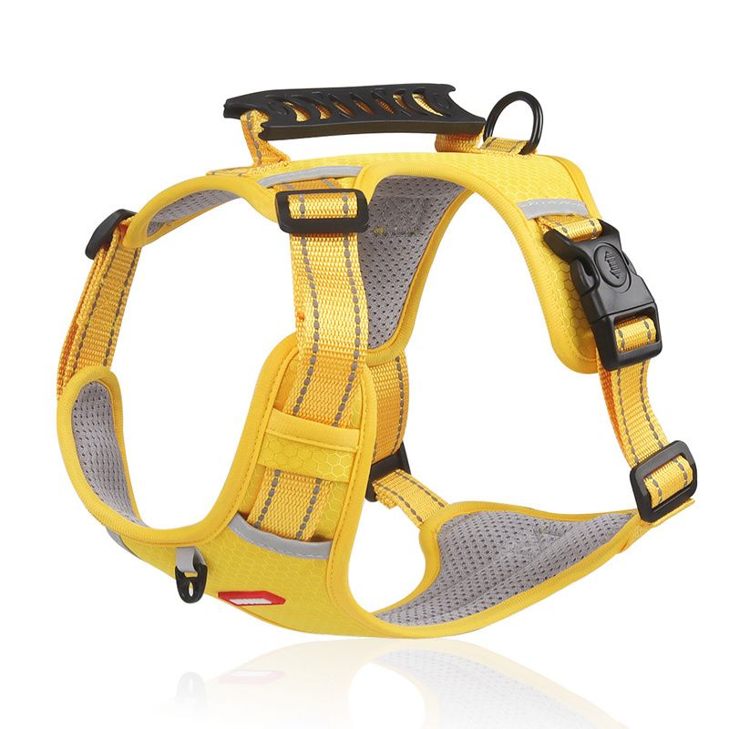 No Pull Adjustable Dog Cat Harness Handle1