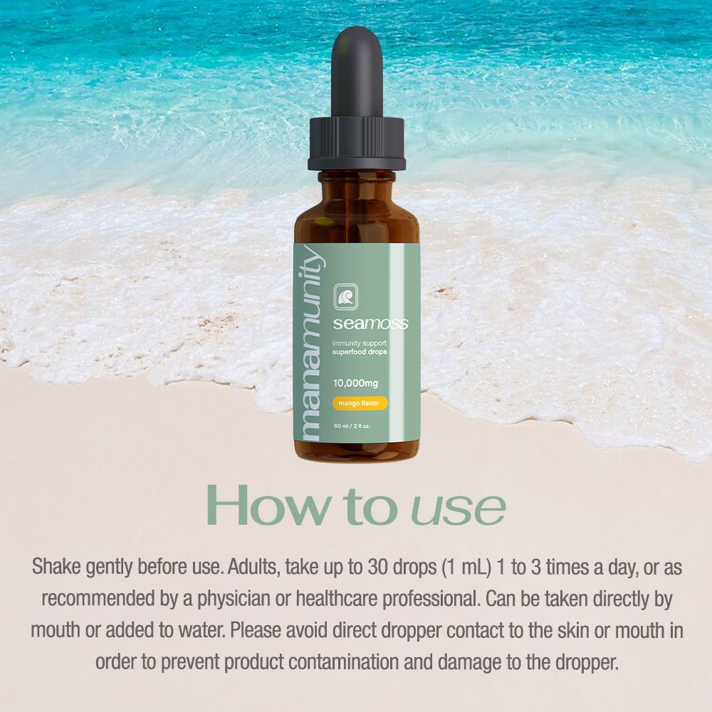 Organic Sea Moss Liquid Drops product photo