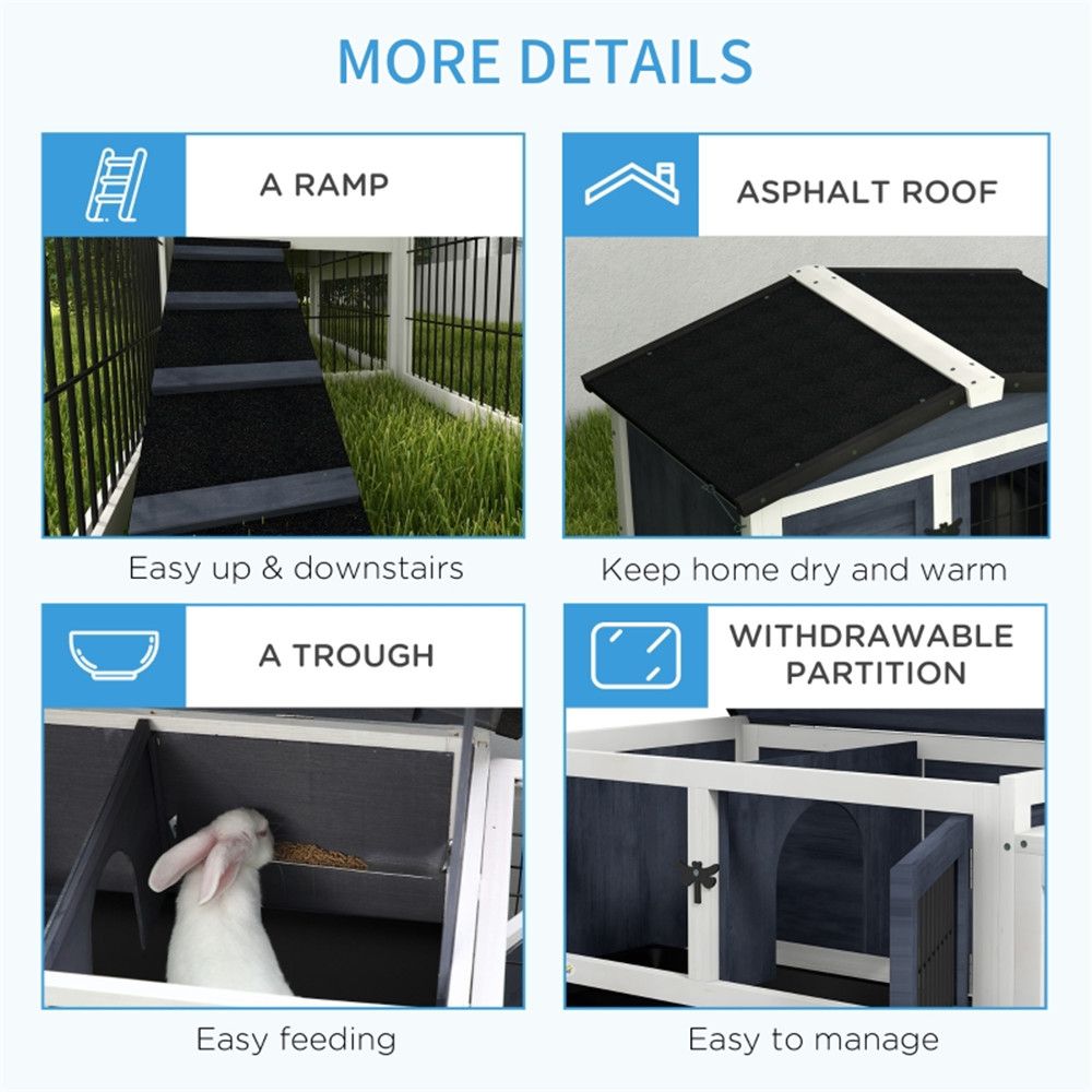 Rabbit hutch waterproof asphalt roof detail