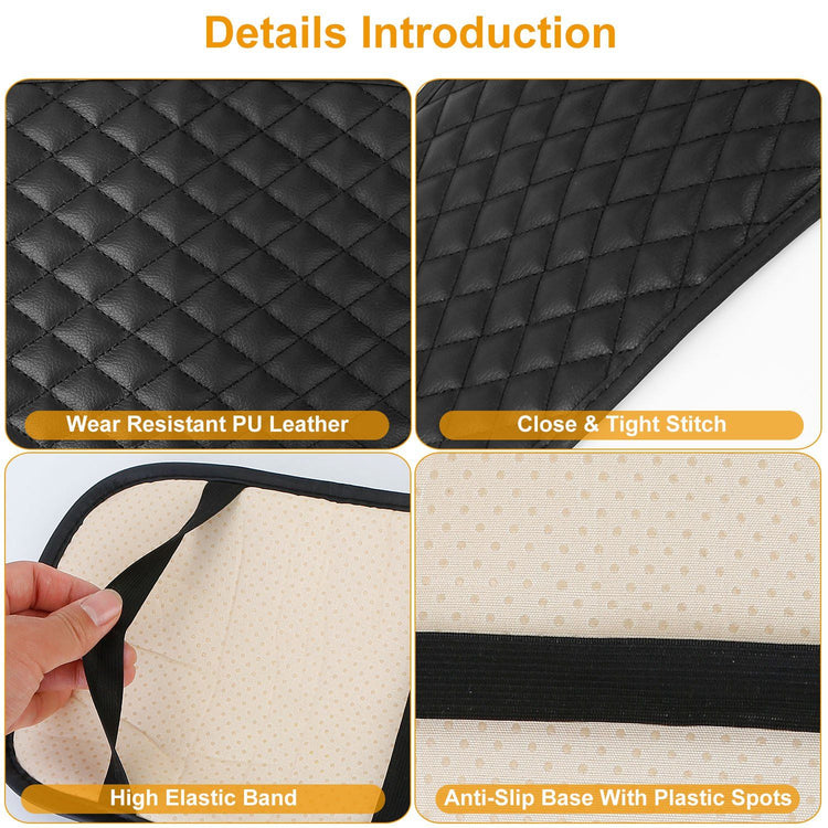 PU Leather Car Armrest Cover kit contents