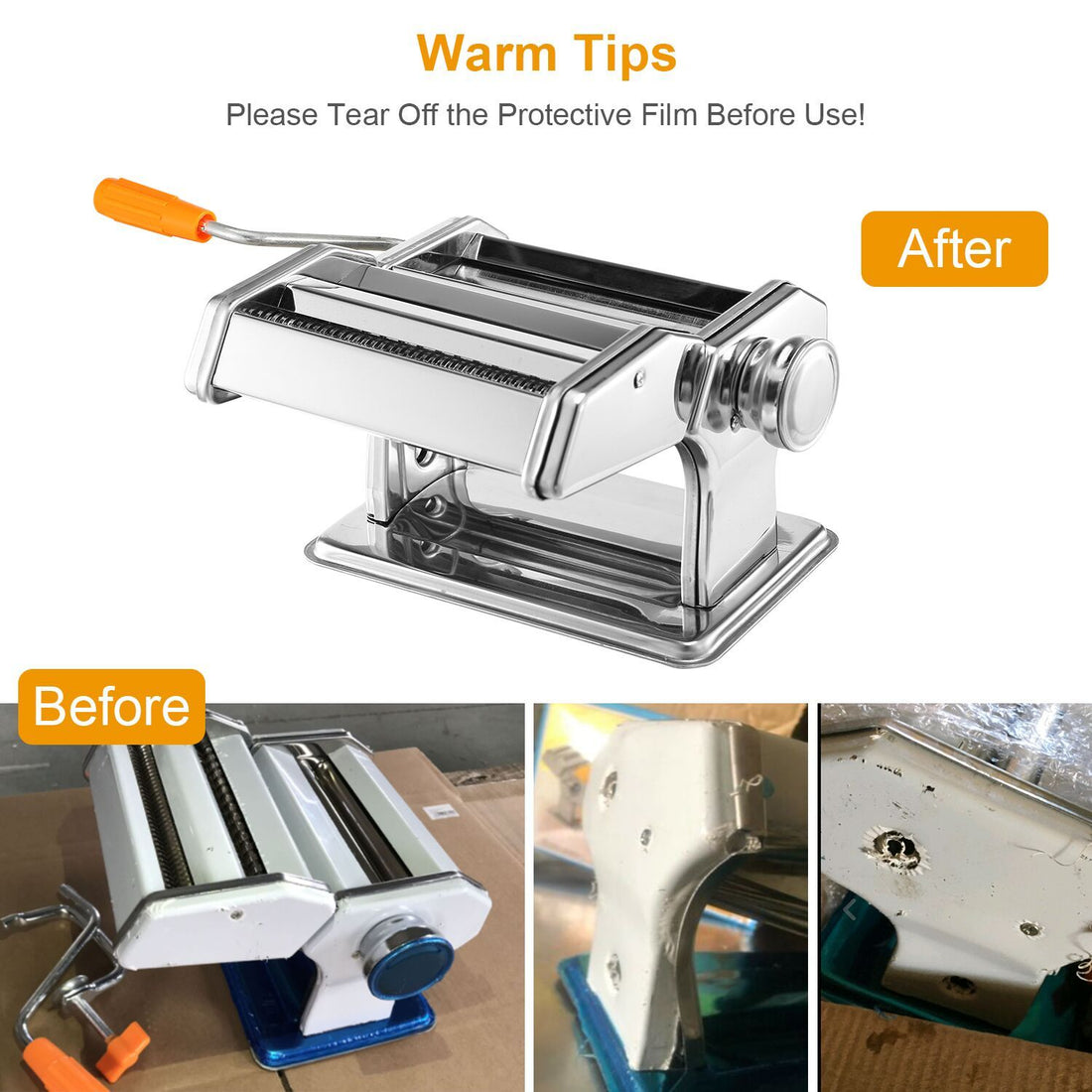 Pasta Maker Roller Noodle Machine rolling fresh pasta dough