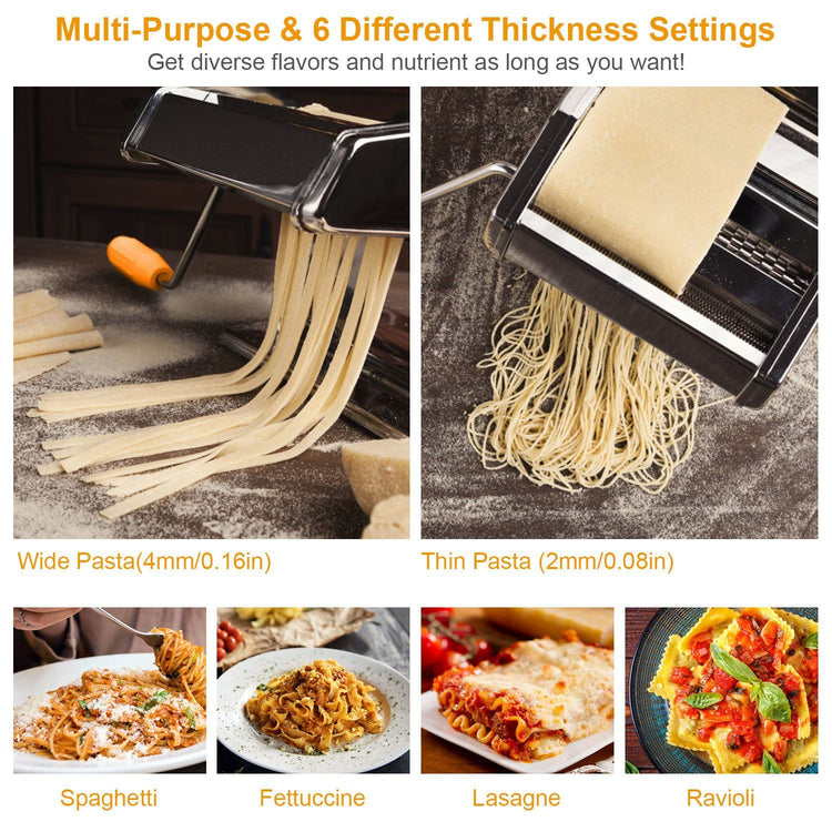 Pasta Maker Roller Noodle Machine scale view, pasta maker roller machine