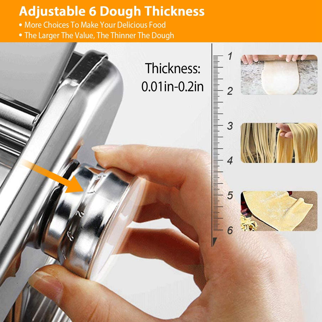 Pasta Maker Roller Noodle Machine detail view, pasta maker roller machine