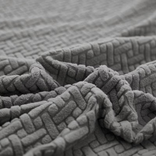 Pet-friendly sofa cover beige color option