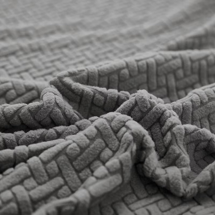 Pet-friendly sofa cover beige color option