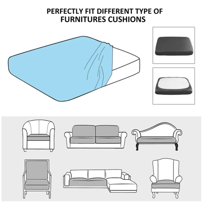Pet-friendly sofa cover silver color option