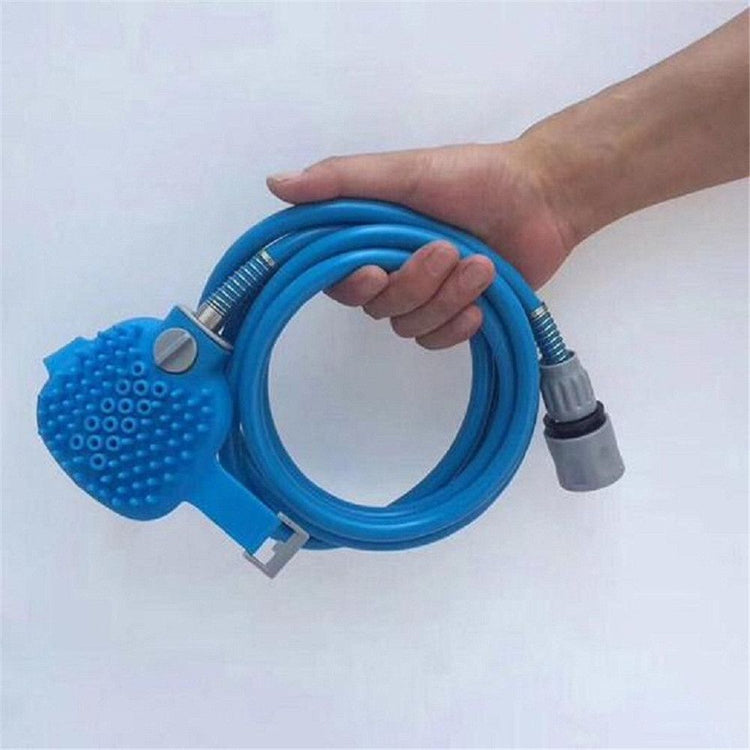 Pet bath massage sprayer nub detail close-up