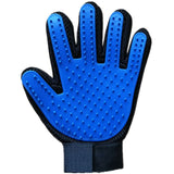 Silicone grooming glove adjustable wrist strap