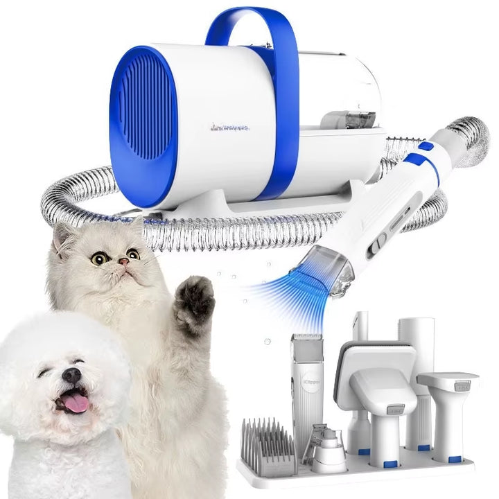 Pet Grooming Vacuum Hair Trimmer Tool