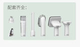 Pet grooming vacuum, clipper head detail