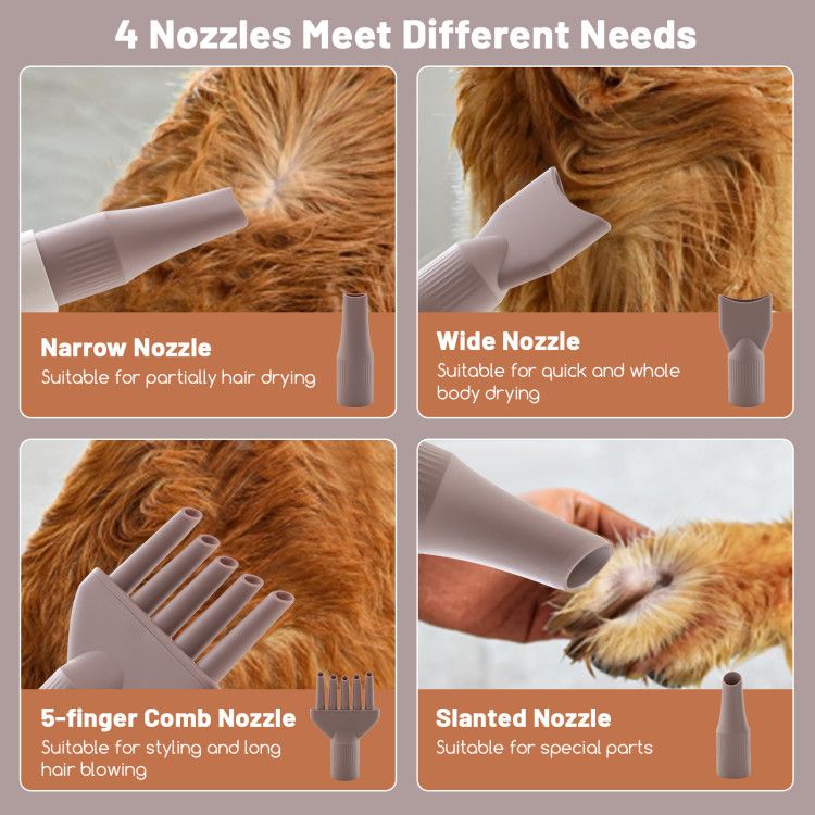 Pet Hair Blower Ionic Dryer5