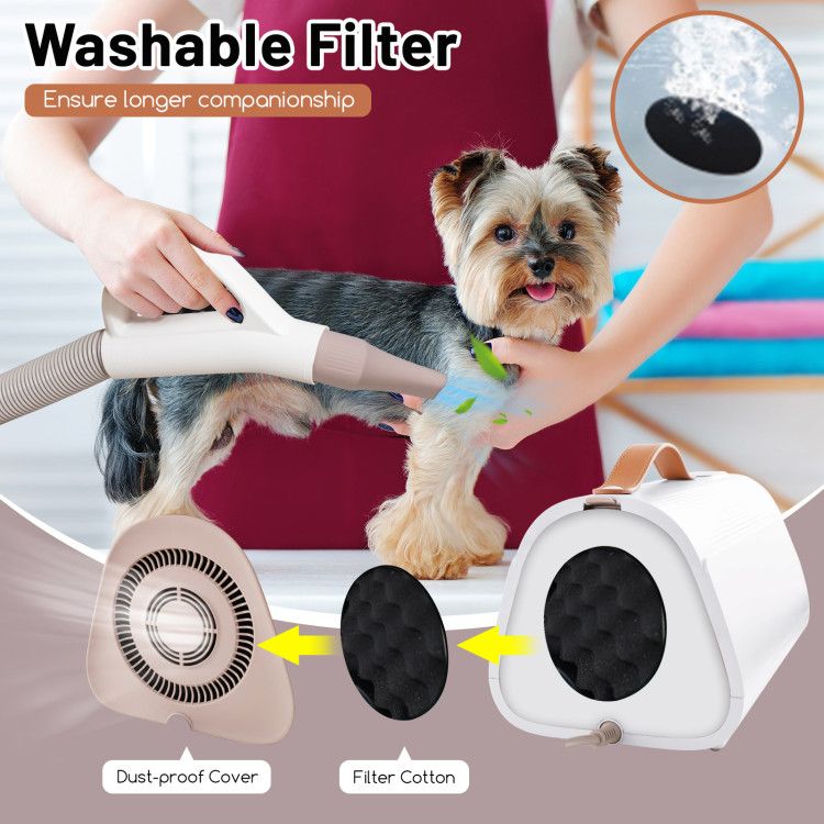 Pet Hair Blower Ionic Dryer7
