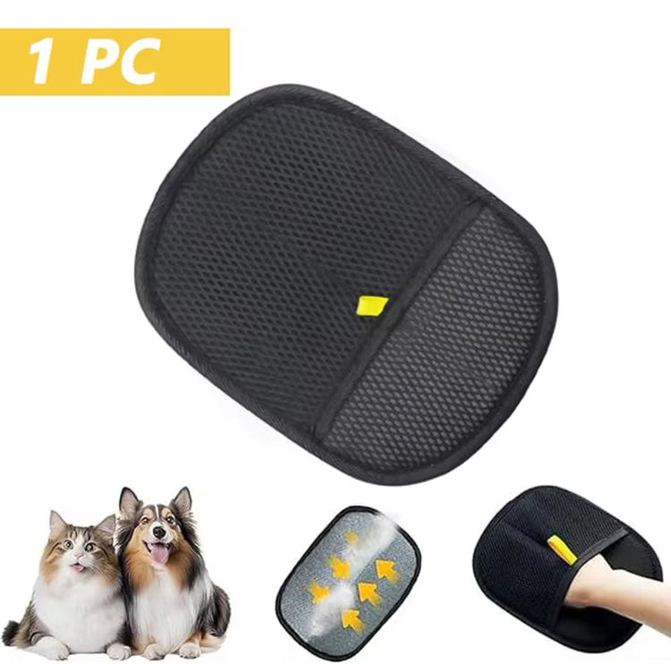 Pet hair removal gloves reusable grooming gloves for dogs and cats