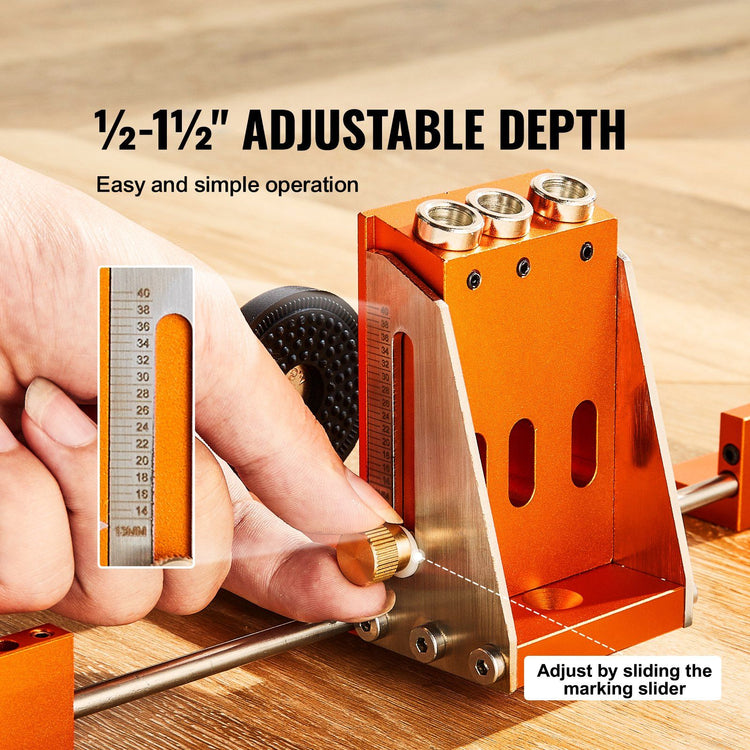 Pocket Hole Jig Woodworking Kit3