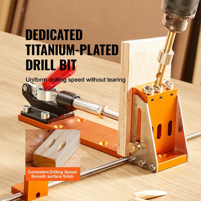 Pocket Hole Jig Woodworking Kit4