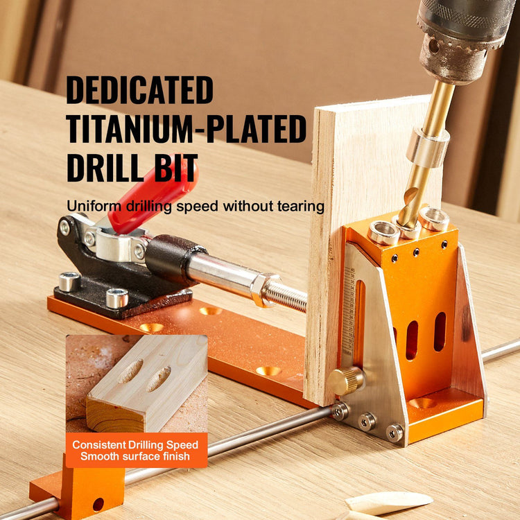 Pocket Hole Jig Woodworking Kit4