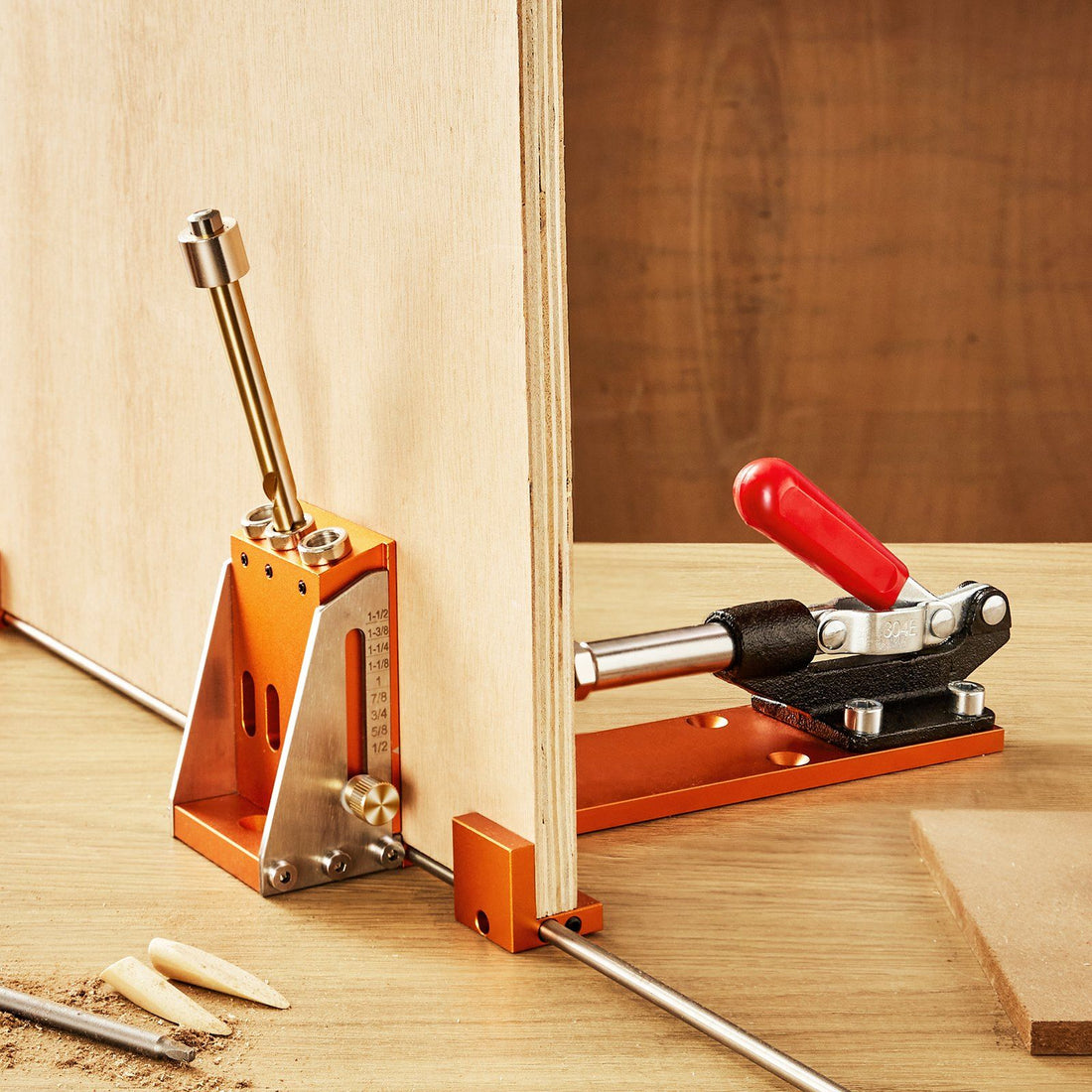 Pocket Hole Jig Woodworking Kit7