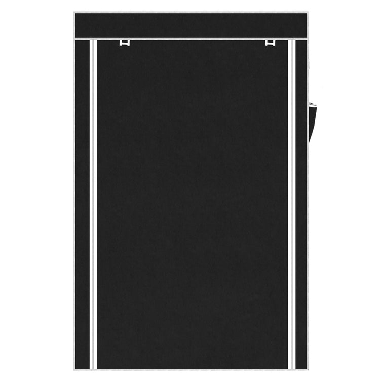Shelf detail on portable closet organizer