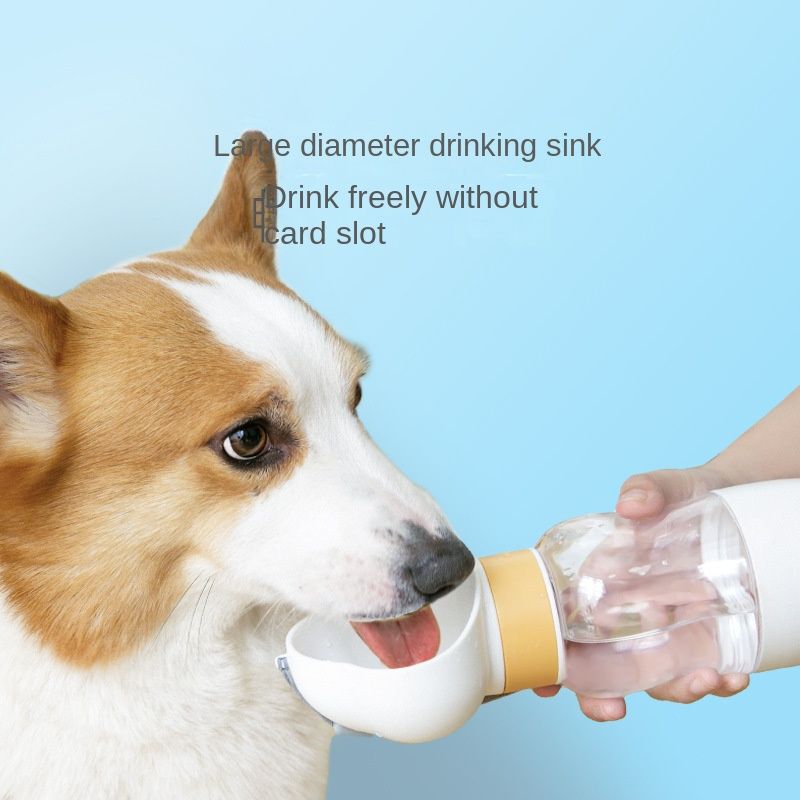 Portable dog water bottle 600ml size