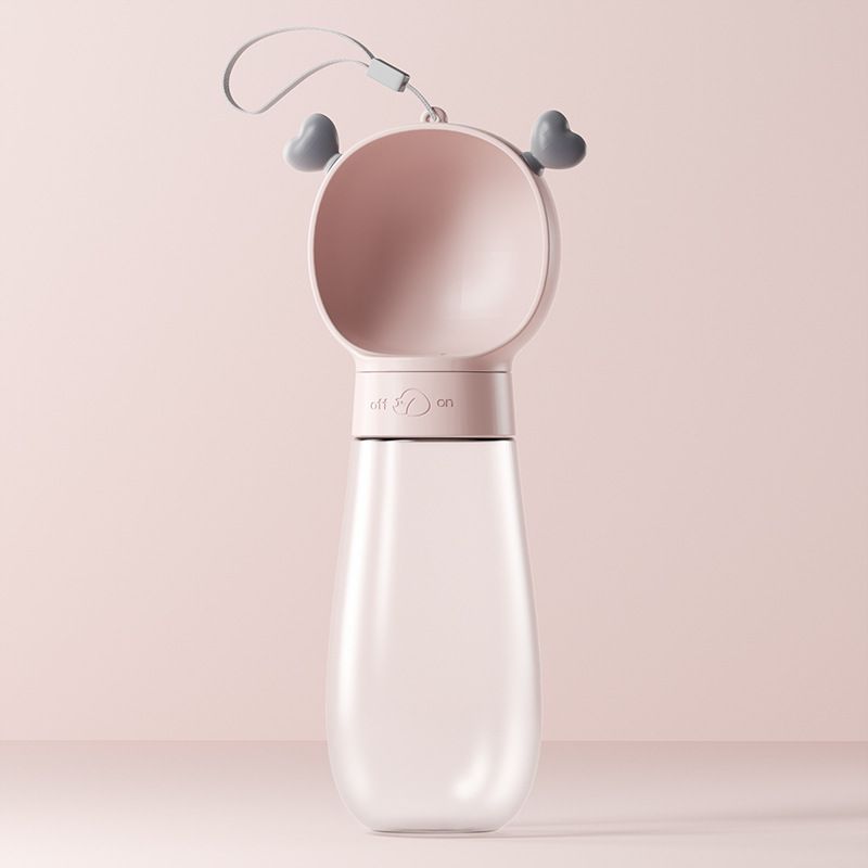 Portable dog water bottle leak-proof seal close up