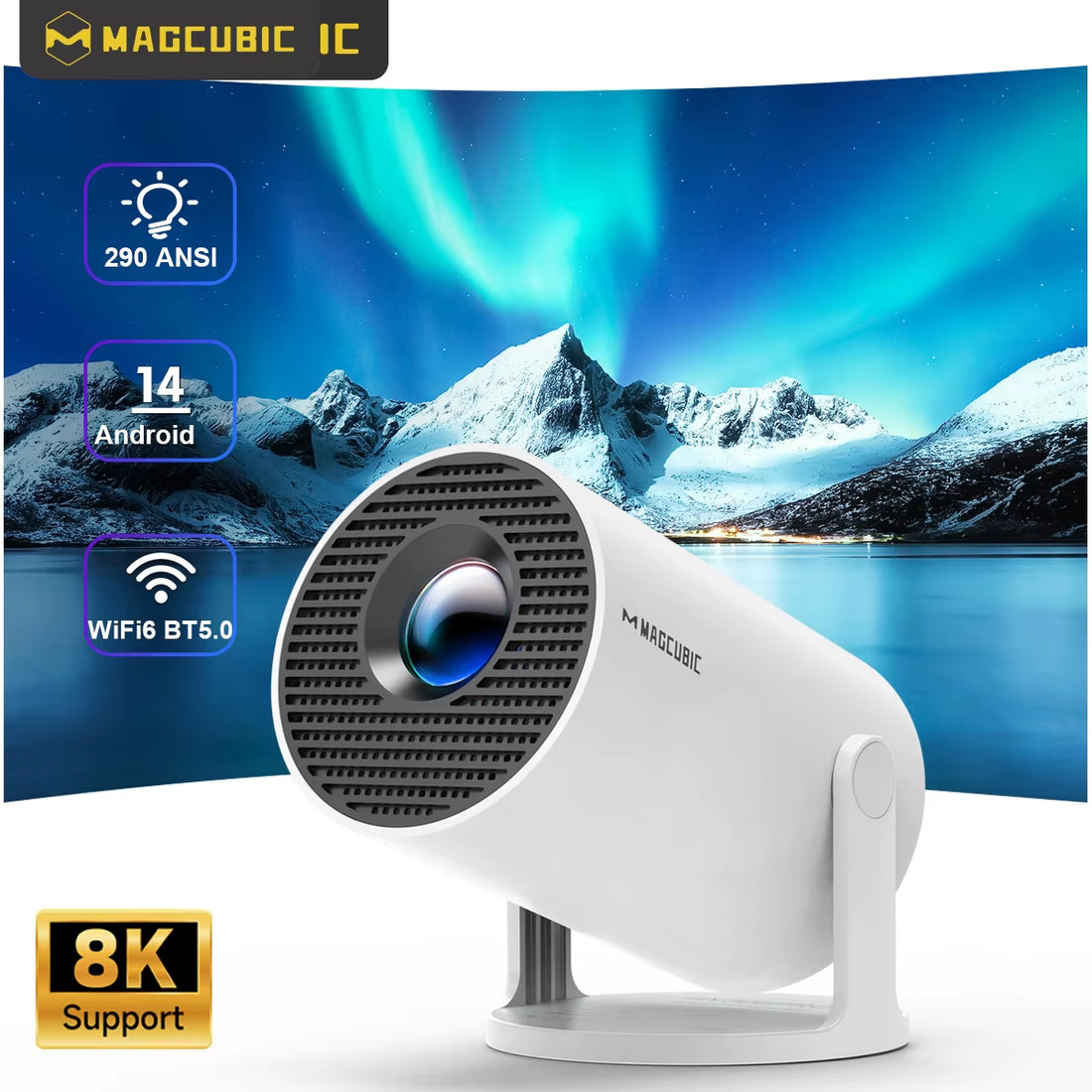 Portable Mini Projector for Home & Travel
