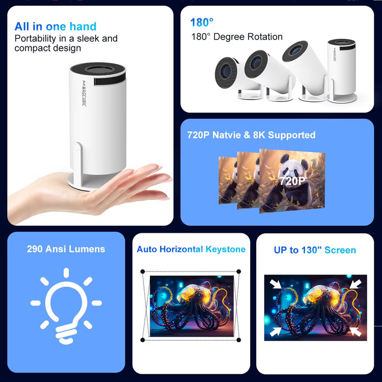Portable Mini Projector for Home & Travel3