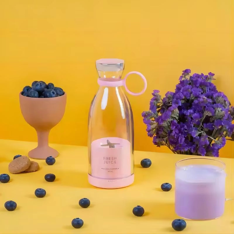 Portable blender pink color option