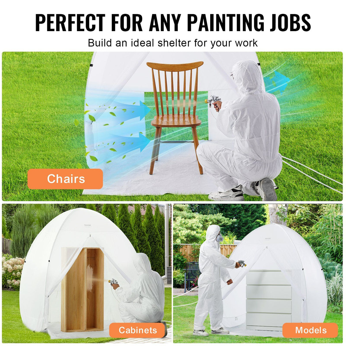 Portable Spray Paint Shelter Pop-Up Paint Booth6