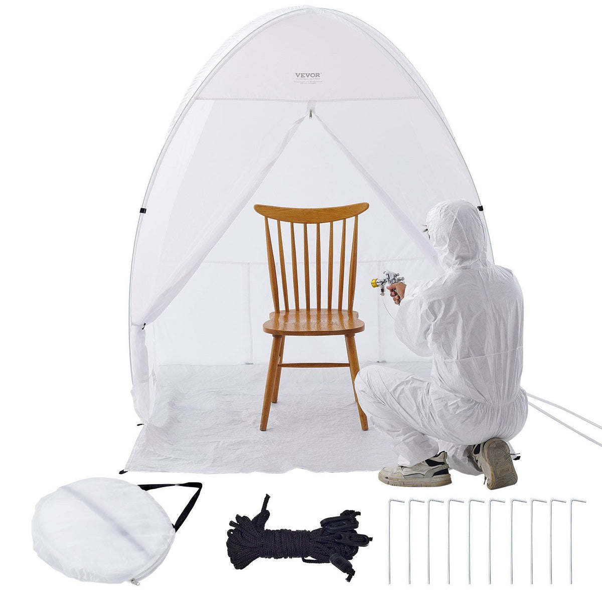 Portable Spray Paint Shelter Pop-Up Paint Booth8