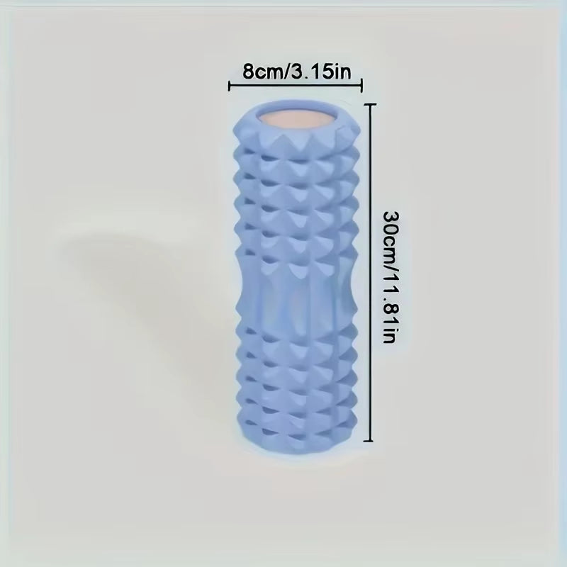 Vibrating massage roller in Pink, detail shot