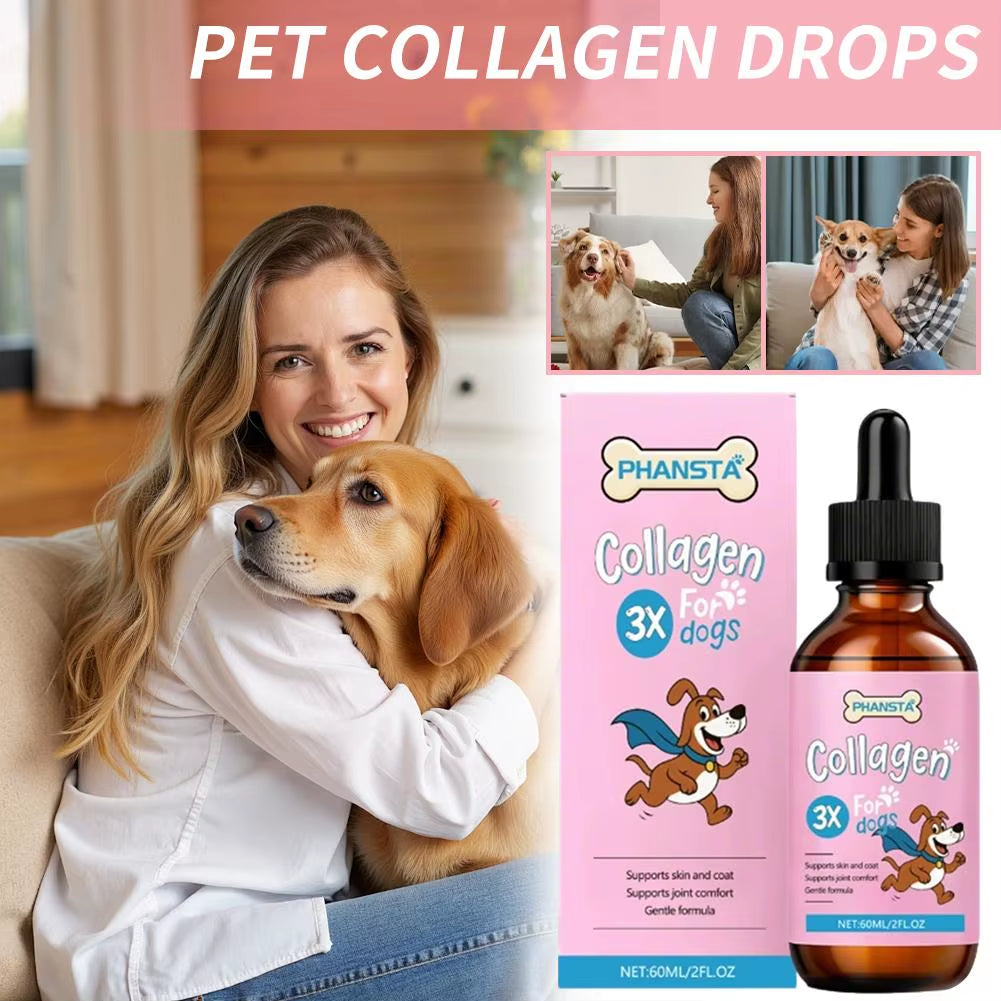 Liquid Collagen Pet Supplement Drops
