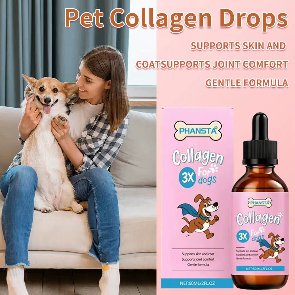 Liquid Collagen Pet Supplement Drops