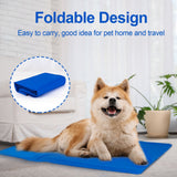 Pressure activated dog cooling mat close-up detail