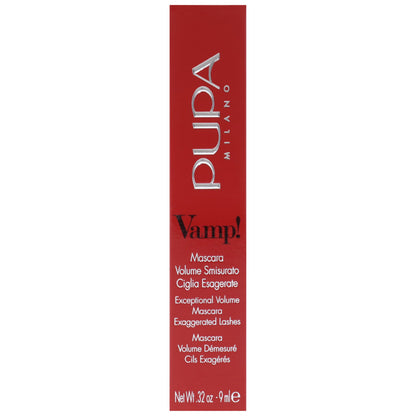 Pupa Milano Vamp Extra Black Mascara alternate angle for color reference