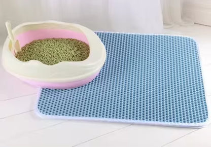 Cat litter mat size comparison showing multiple options