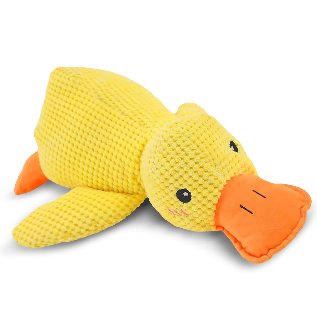 QuackGuard durable dog chew toy side view