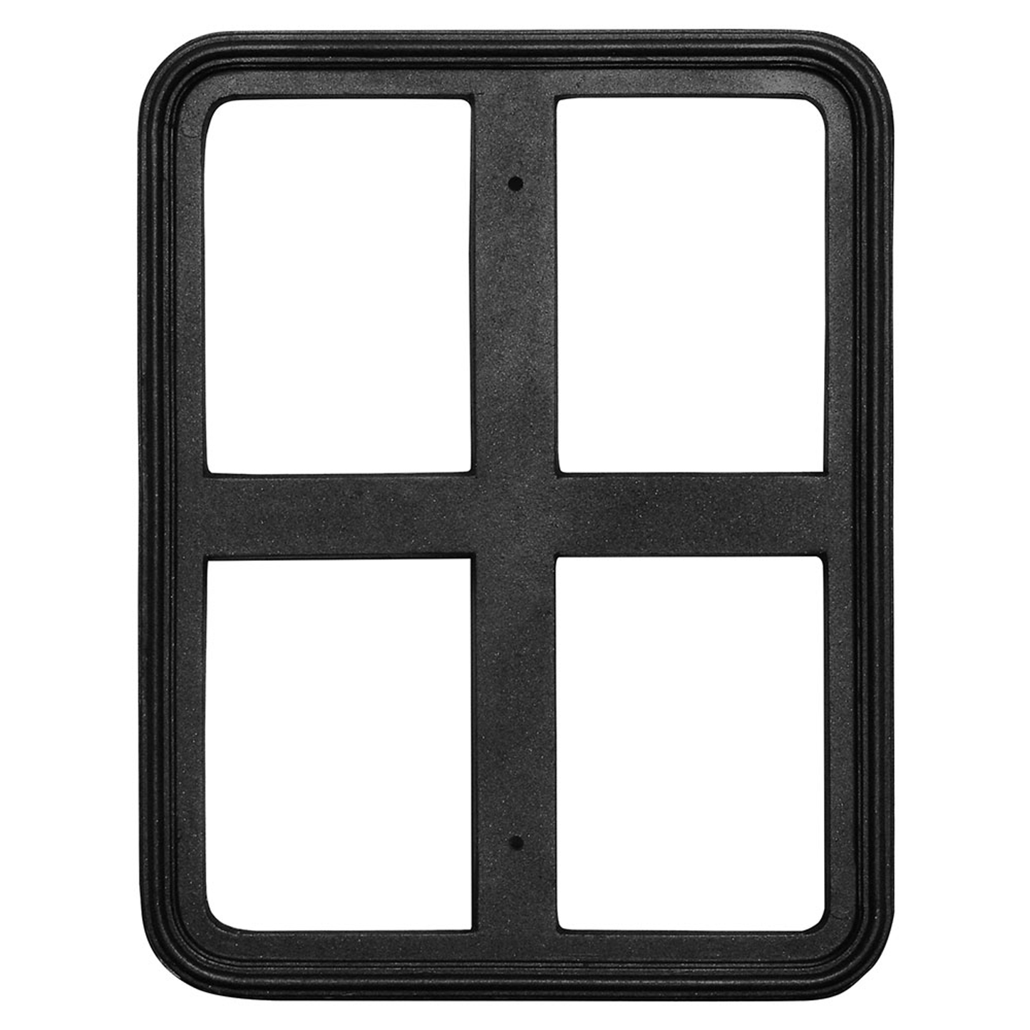 Cast Aluminum Rectangle Sign Frame, Black