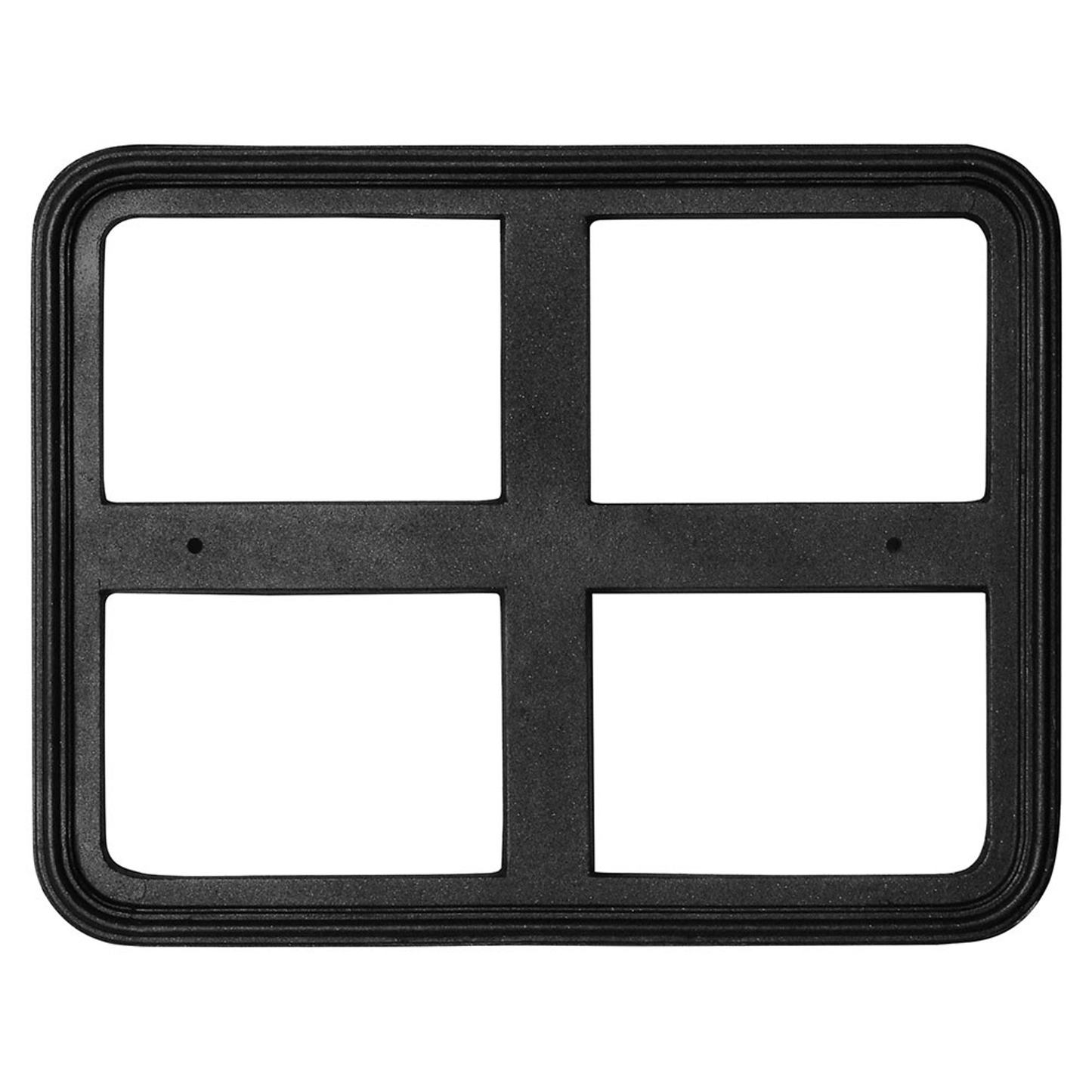 Cast Aluminum Rectangle Sign Frame, Black