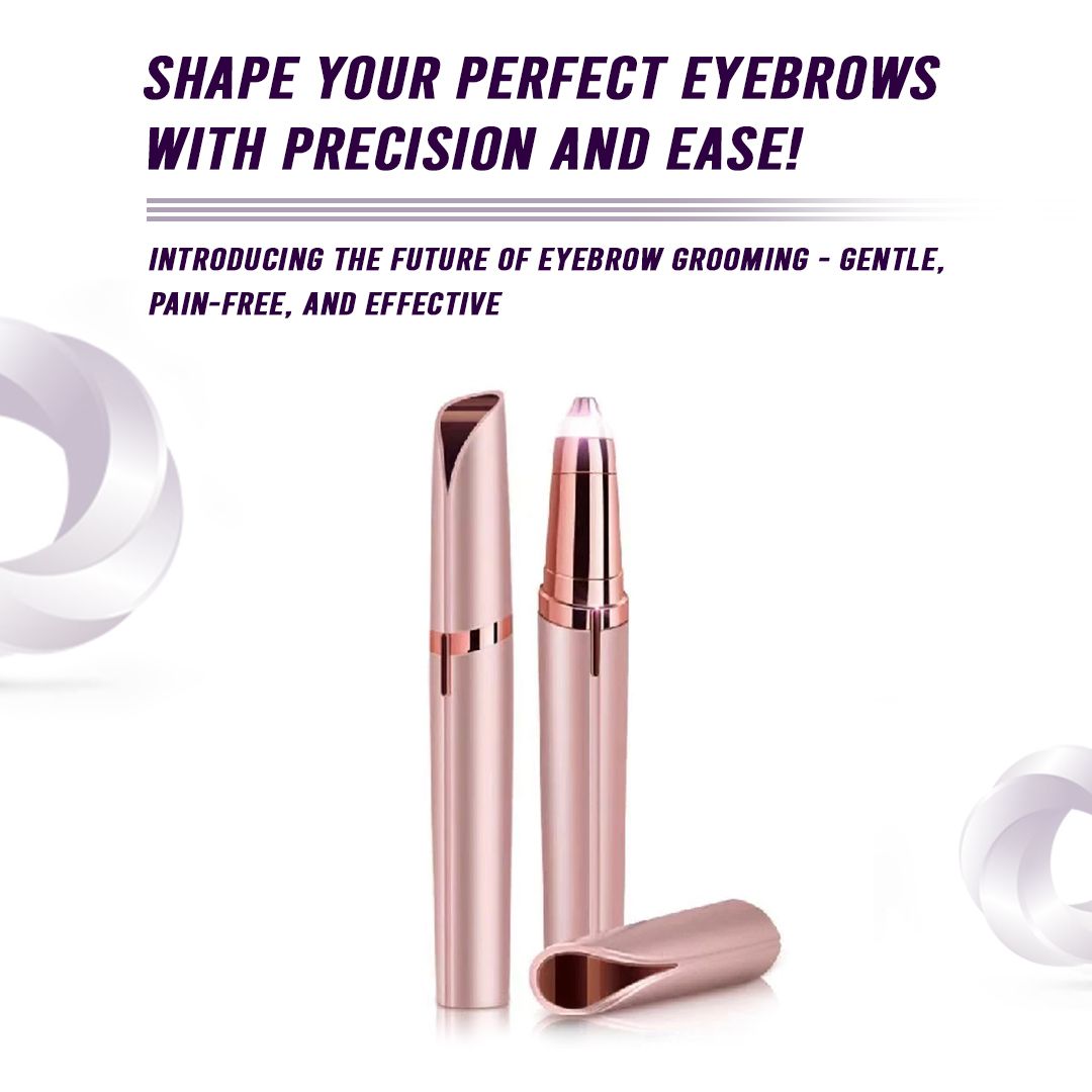 Rechargeable Eyebrow Hair Remover rotating head close-up