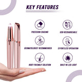 Rechargeable Eyebrow Hair Remover size in hand