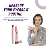 Rechargeable Eyebrow Hair Remover in-use on eyebrow