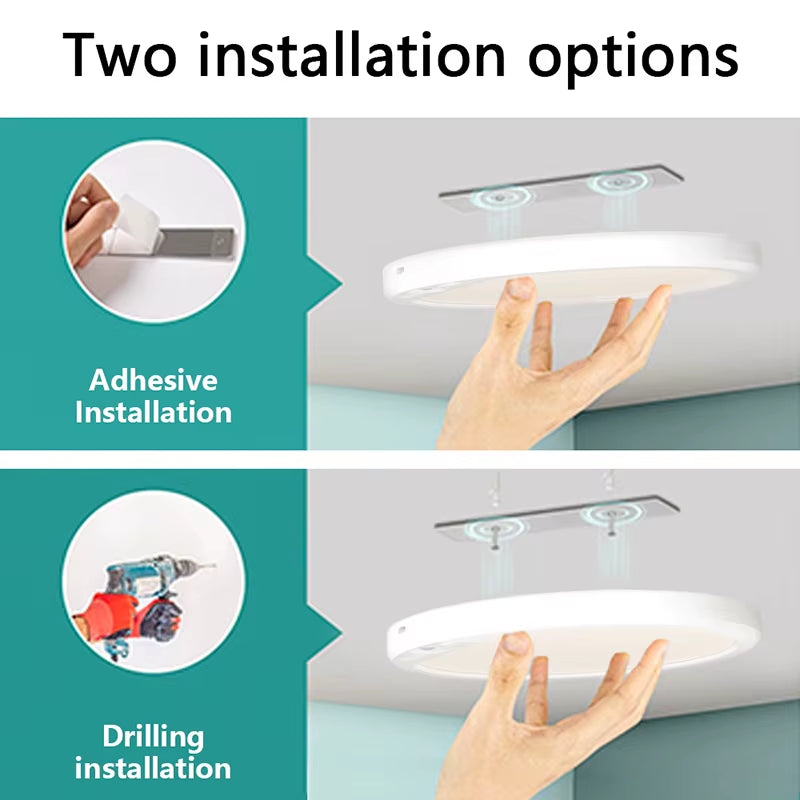 Rechargeable Motion Sensor LED Ceiling Light7