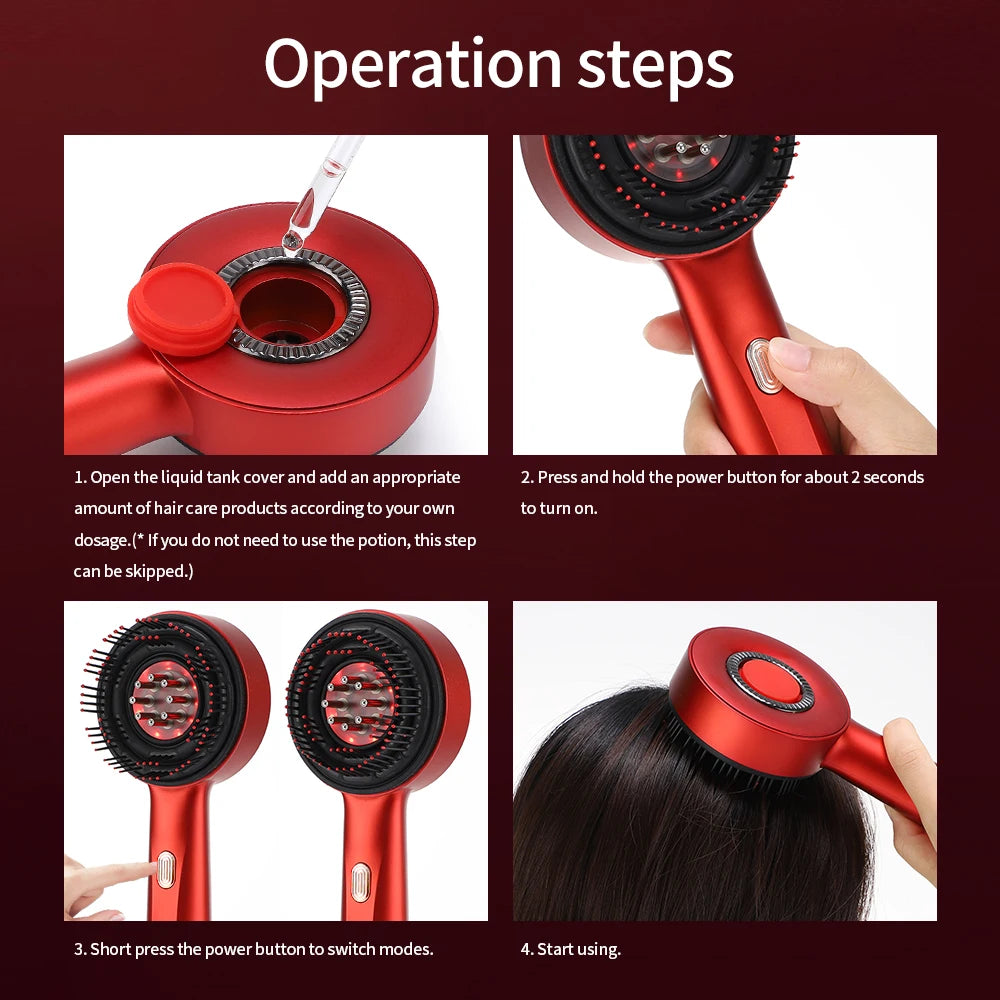 Scalp brush in gray color option