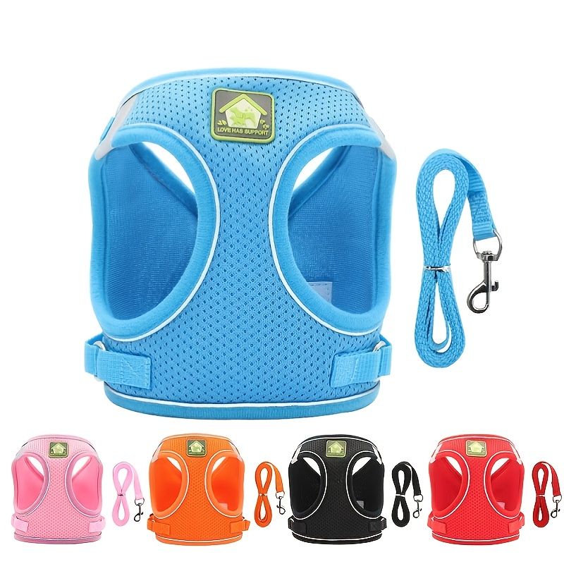 No pull dog harness in breathable mesh